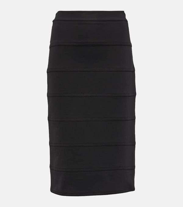 Max Mara Ennio jersey midi skirt