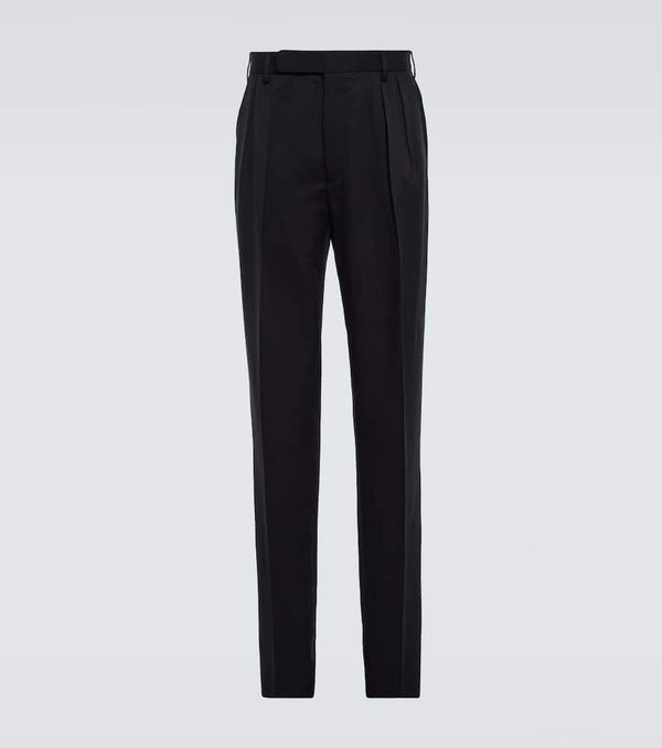 Ralph Lauren Purple Label Pleated silk gabardine pants