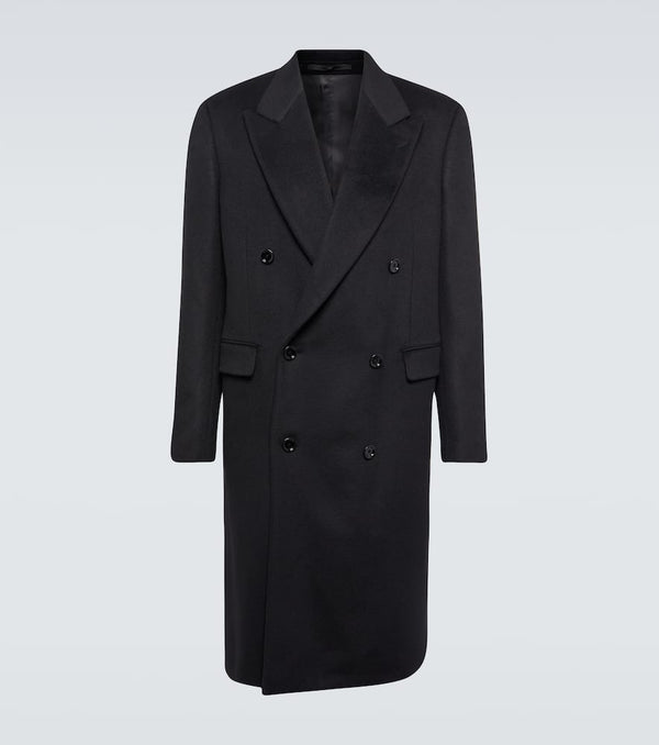 Lardini Double-breasted cashmere coat