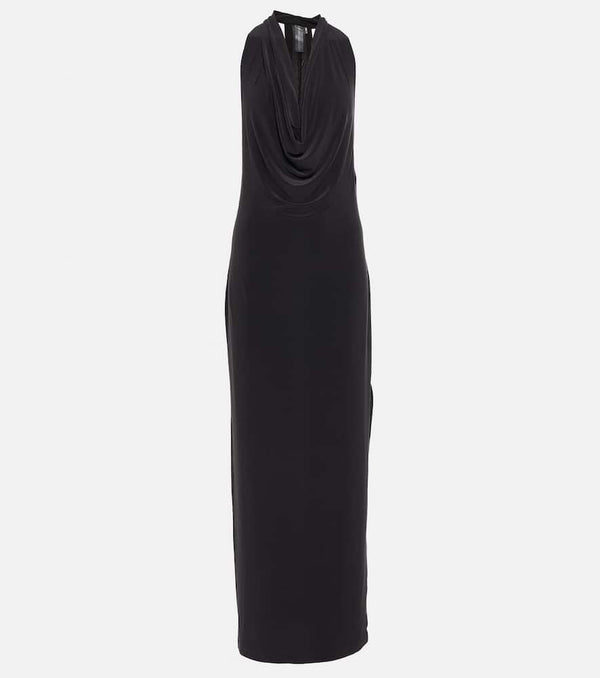 Norma Kamali Neeta jersey maxi dress