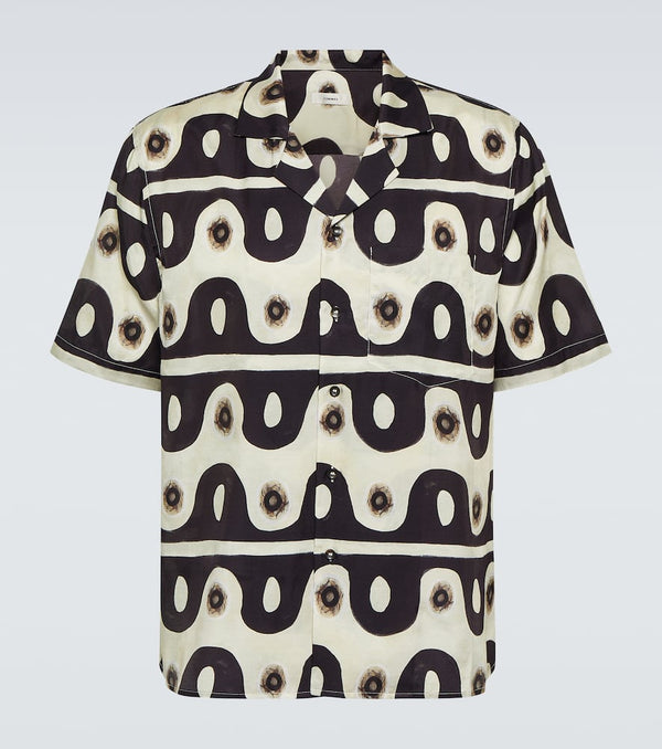 Commas Printed bowling shirt