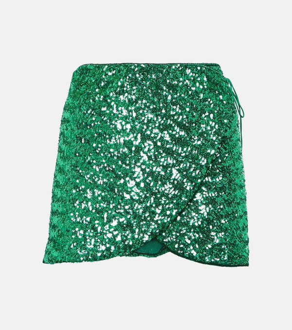 Oséree Sequined miniskirt