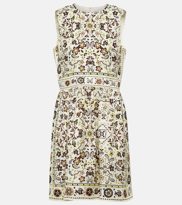 Tory Burch Printed silk minidress