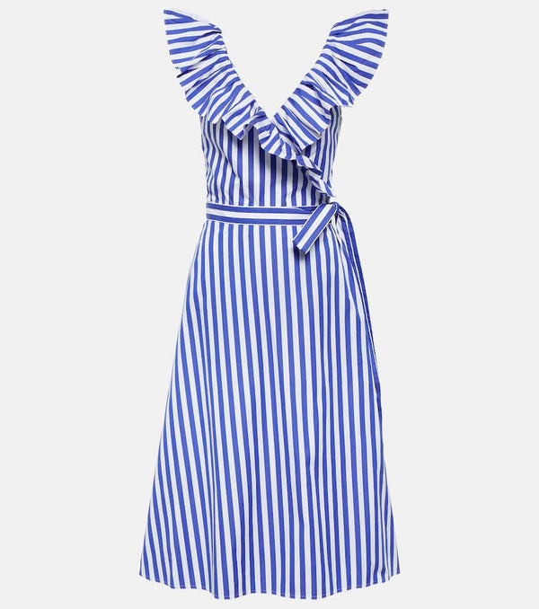 Polo Ralph Lauren Striped cotton midi dress