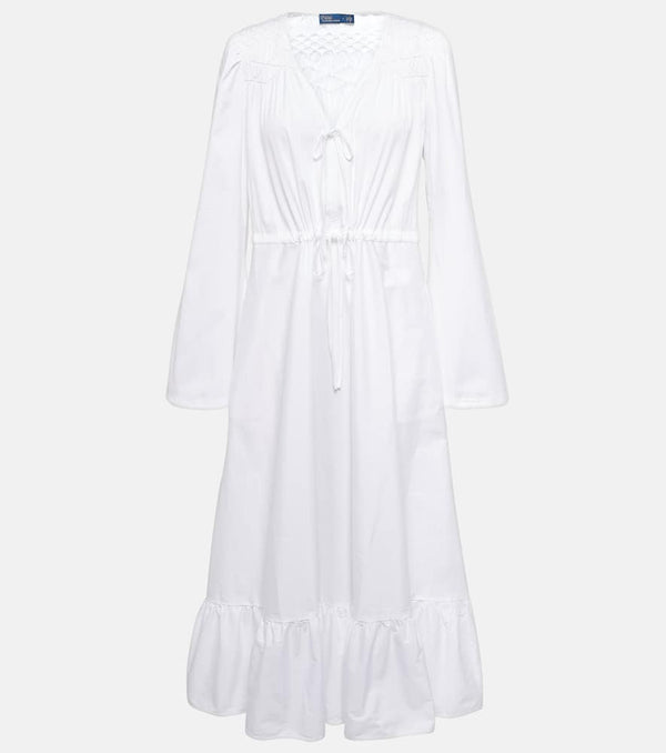 Polo Ralph Lauren Cotton midi dress