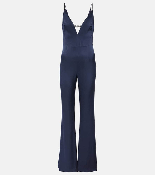 Galvan Avedon Globe crêpe satin jumpsuit