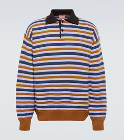 Zegna x The Elder Statesman cashmere and wool polo sweater