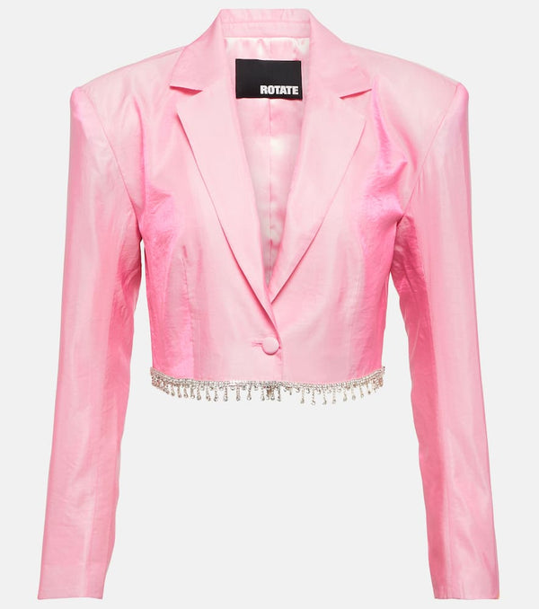 Rotate Embellished cropped blazer