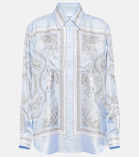 Burberry Printed silk shirt