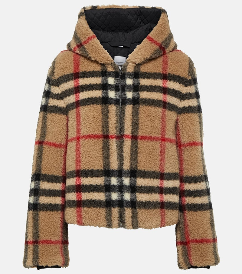 Burberry Burberry Check wool-blend jacket