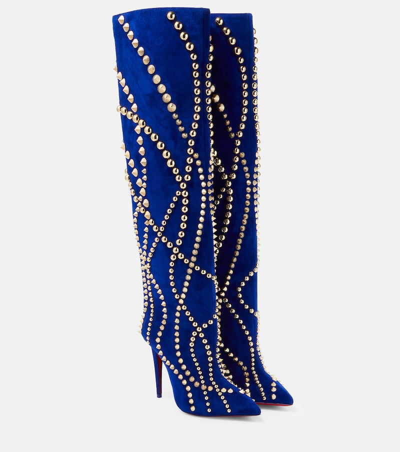 Christian Louboutin Astrilarge Botta Pika 100 knee-high boots
