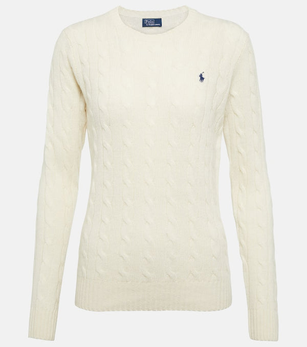 Polo Ralph Lauren Cable-knit cashmere and wool sweater