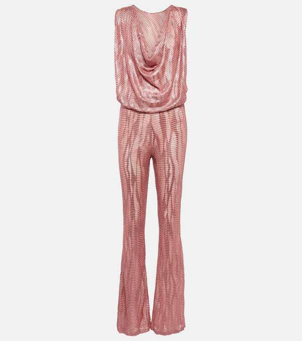 Missoni Mare Jacquard cowl neck jumpsuit