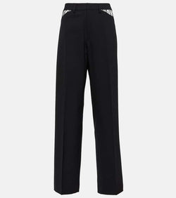 Dion Lee Cutout wool straight pants