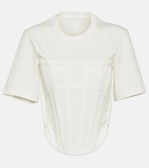 Dion Lee Corset cotton jersey T-shirt