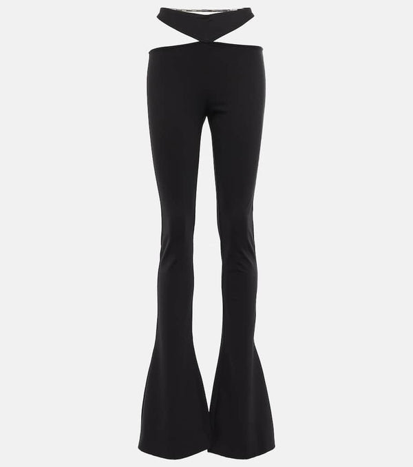 The Attico Waist cutout slim pants