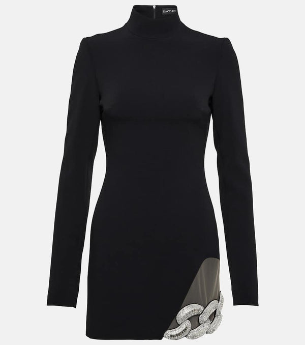 David Koma Embellished bodycon minidress