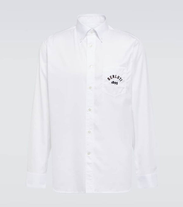 Berluti Alessandro logo cotton shirt