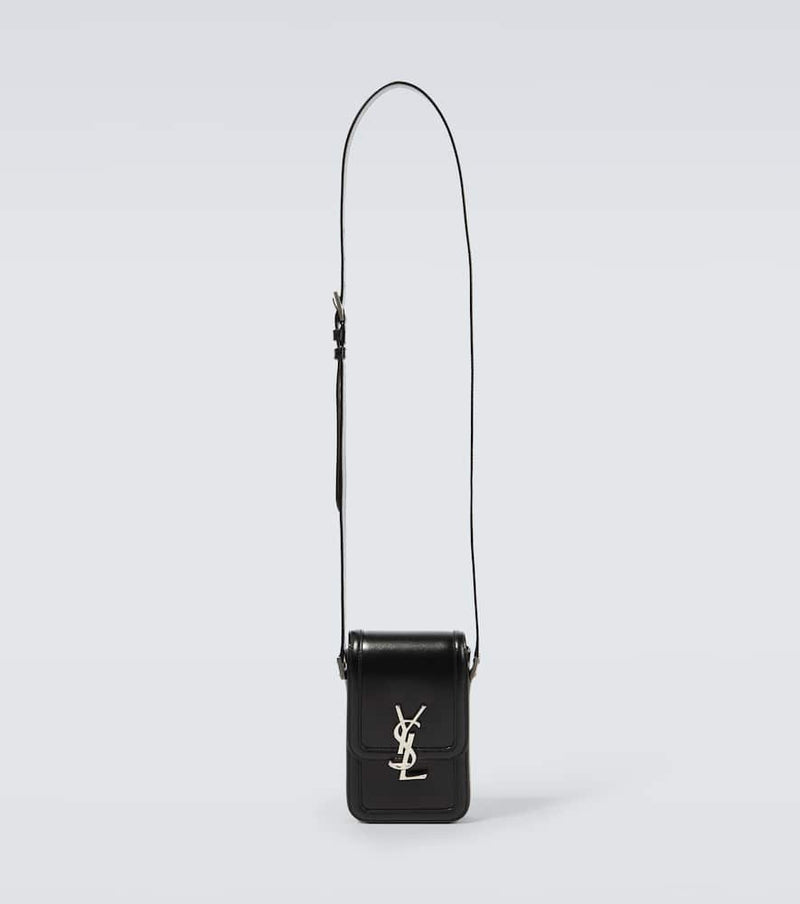 Saint Laurent Cassandre leather pouch