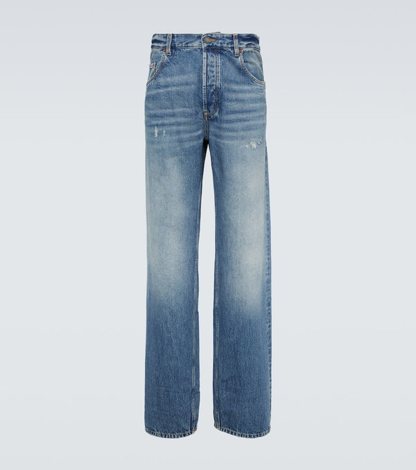 Saint Laurent Low-rise wide-leg jeans