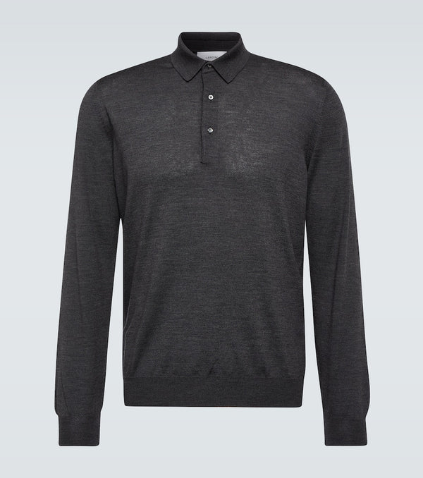 Lardini Wool polo shirt