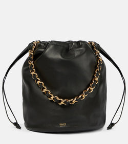 Khaite Aria Medium leather bucket bag