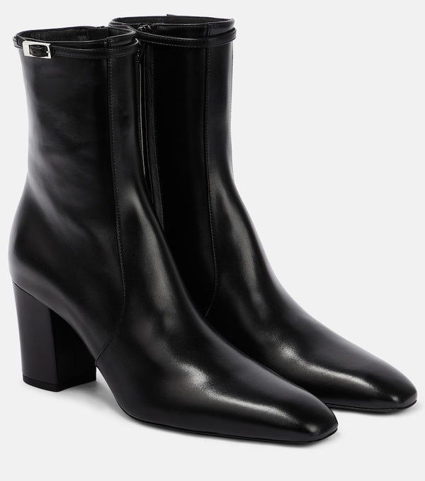 Saint Laurent Betty 70 leather ankle boots