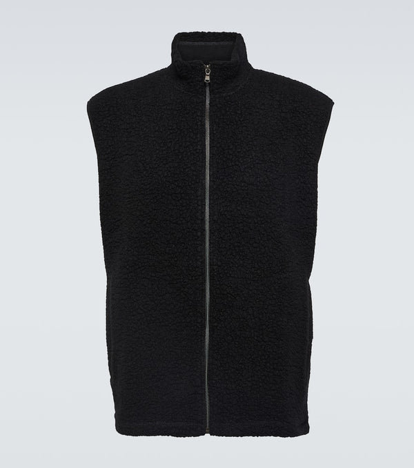 Sunspel Fleece wool-blend vest