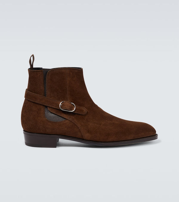 John Lobb Mason suede Chelsea boots