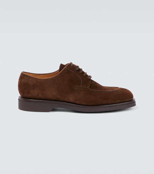 John Lobb Rydal suede Derby shoes