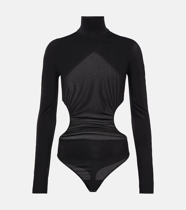 Wolford x N21 cutout turtleneck bodysuit