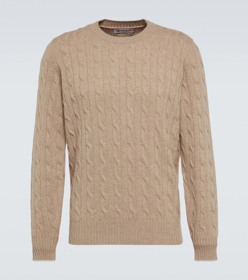 Brunello Cucinelli Cable-knit cashmere sweater