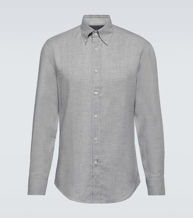 Brunello Cucinelli Cotton and cashmere shirt