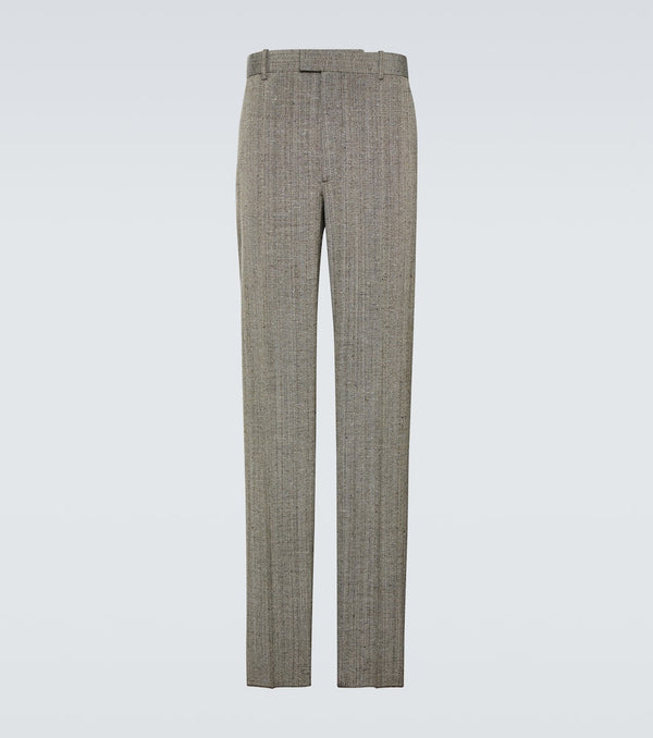 Bottega Veneta Knotted mélange straight pants