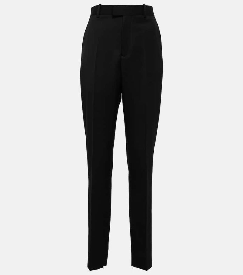 Bottega Veneta Sartorial high-rise wool slim pants