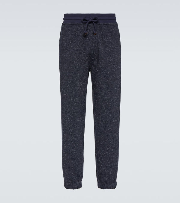 Brunello Cucinelli Flecked cotton-blend pants