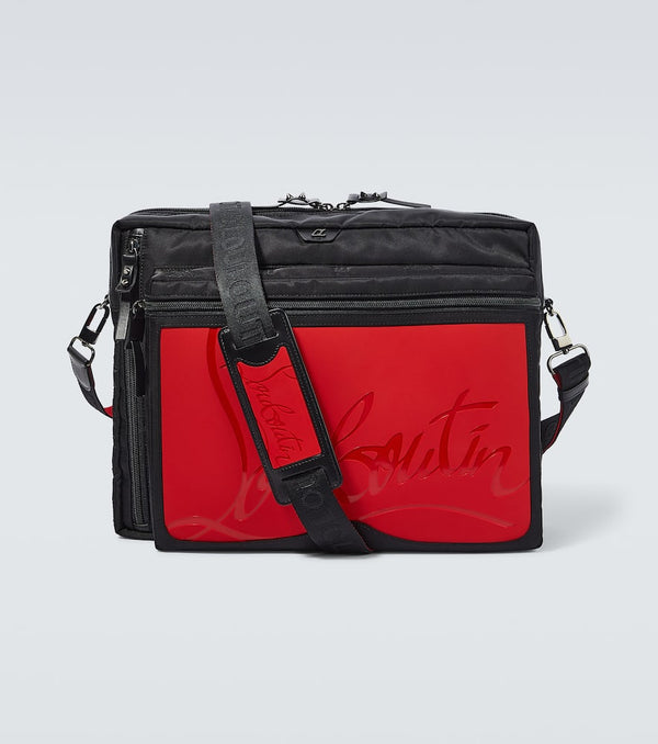 Christian Louboutin Loubideal leather-trimmed messenger bag