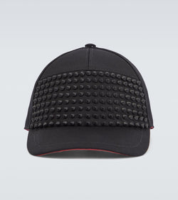 Christian Louboutin Enky Spikes cotton baseball cap