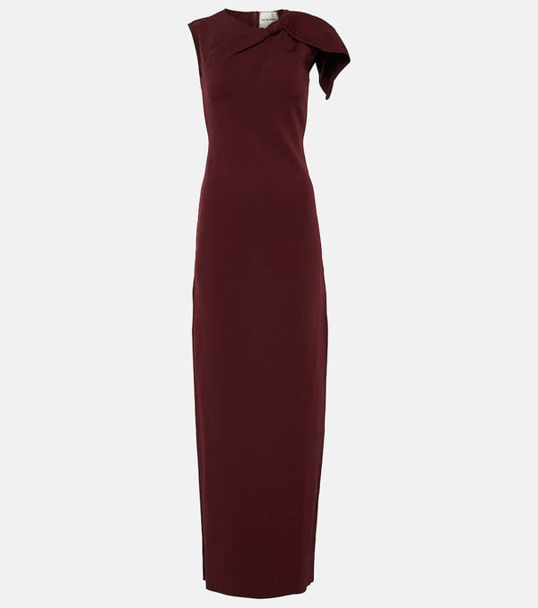 Roland Mouret Asymmetric cutout maxi dress