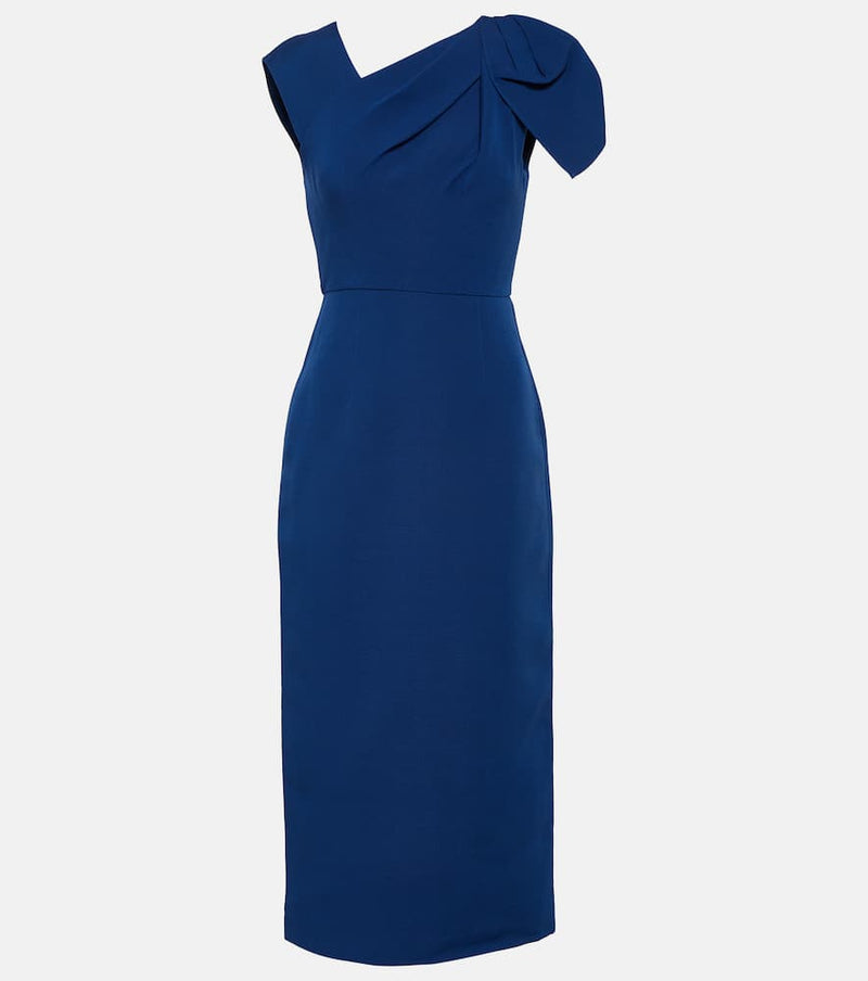 Roland Mouret Wool and silk midi dress