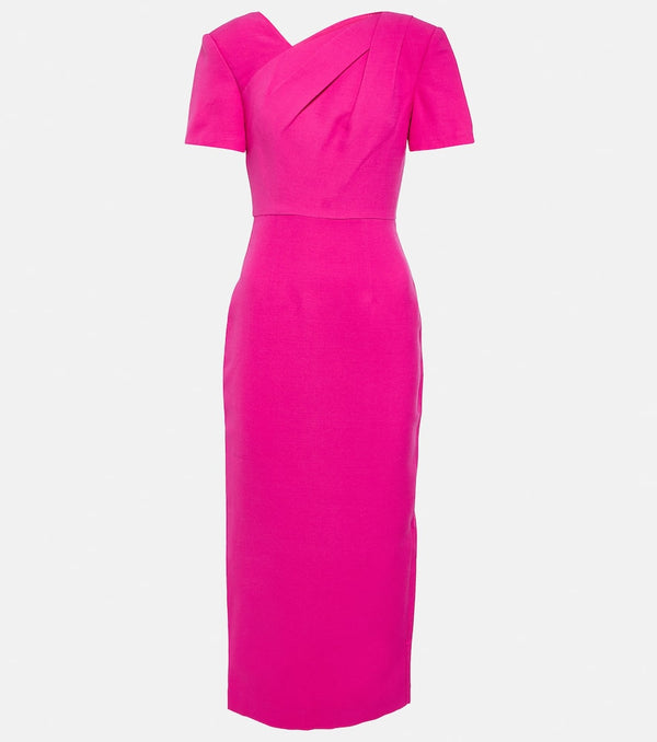 Roland Mouret Wool and silk midi dress