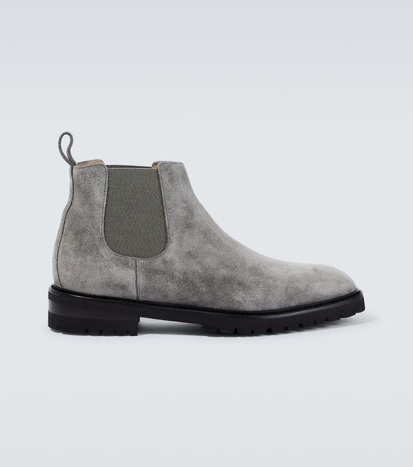 Manolo Blahnik Brompton suede Chelsea boots