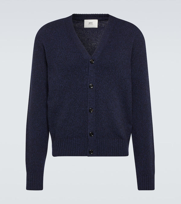 Ami Paris Cashmere and wool cardigan