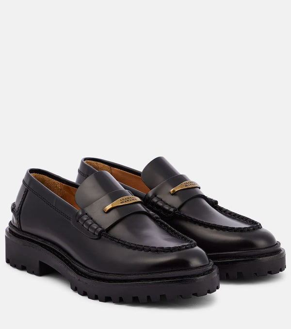 Isabel Marant Frezza leather penny loafers