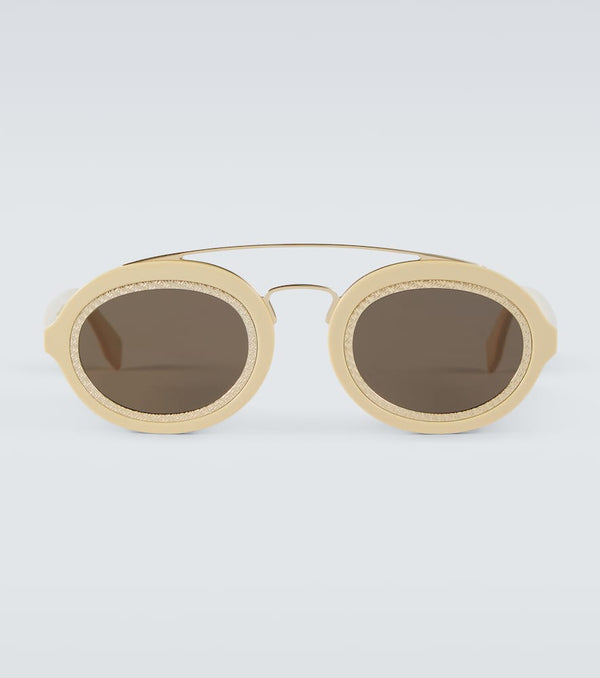 Fendi FF Around oval sunglasses