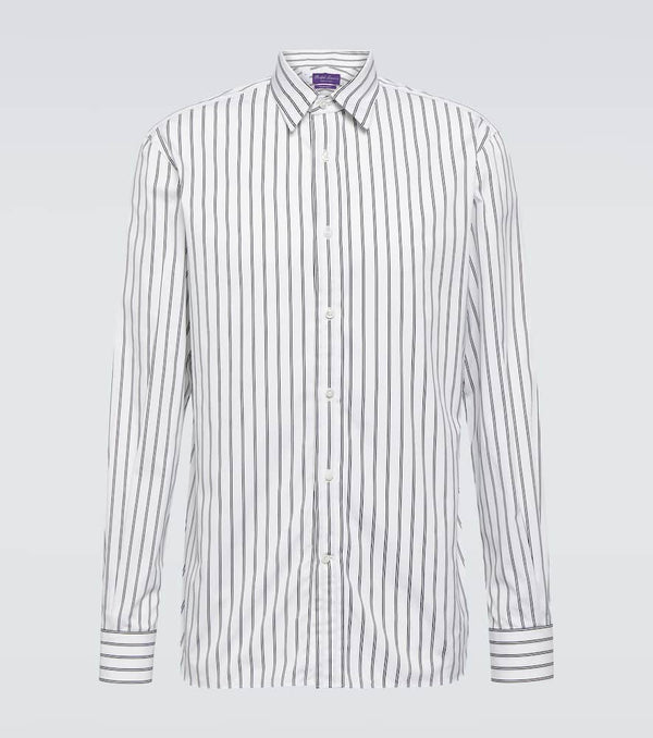 Ralph Lauren Purple Label Striped cotton shirt