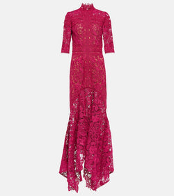 Costarellos Kalissa guipure lace gown