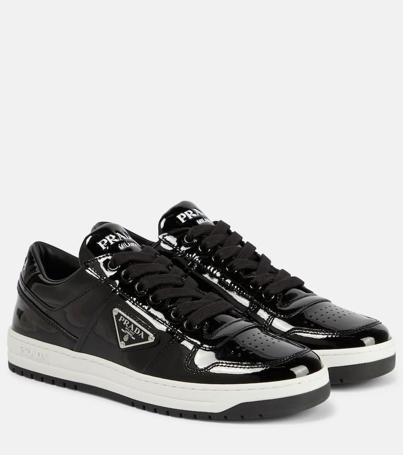 Prada Downtown patent leather sneakers