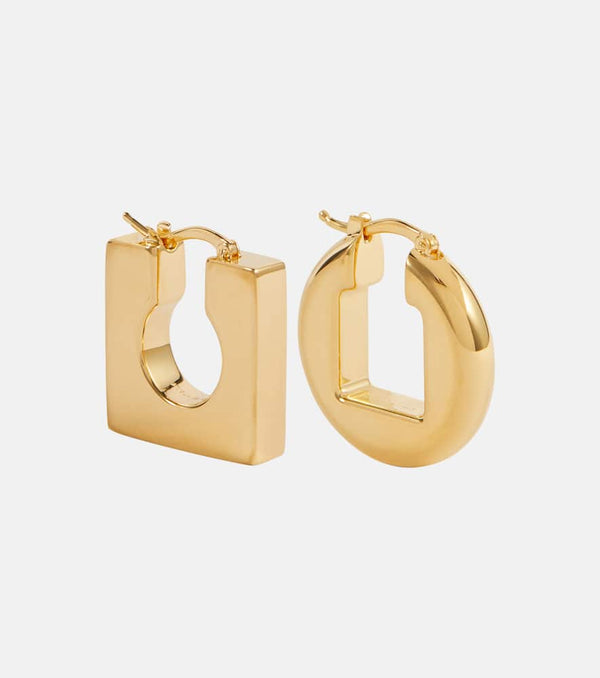 Jacquemus Les boucles rond carré earrings