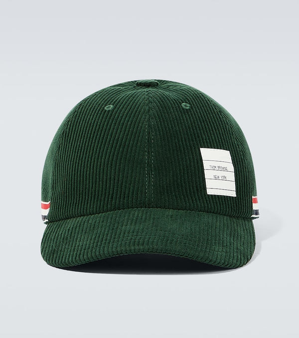 Thom Browne Cotton corduroy baseball cap